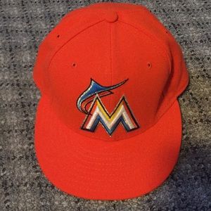 Miami Marlins Fitted Hat 7 1/4